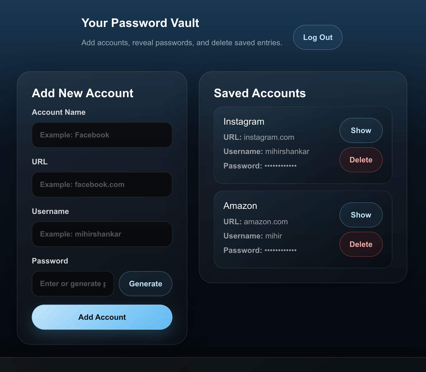Password Manager Project